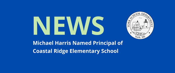 NEWS mast "Michael Harris Names Principal of Coastal Ridge Elementary School